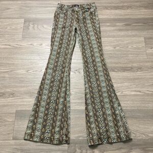 Vintage Y2K Style BDG Snake Skin Flare Jeans Size 24